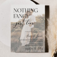 Rien de fantaisie Juste Amour Photo Mariage Décont