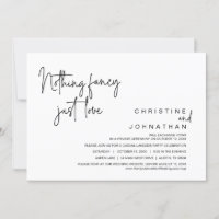 Rien De fantaisiste, Juste Amour, Mariage Elopemen