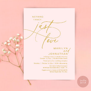 Invitation Rien de Fantaisiste, Juste de l'Amour, Dîner de Ma