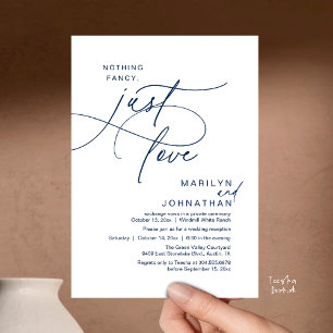 Invitation Rien de Fantaisiste, Juste de l'Amour, Dîner de Ma