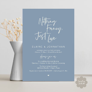 Invitation Rien de fantaisiste, juste l'amour Moderne Minimal