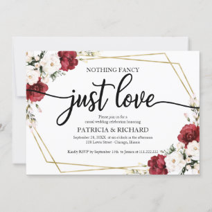 Invitation Rien de fantaisiste, juste un mariage géométrique