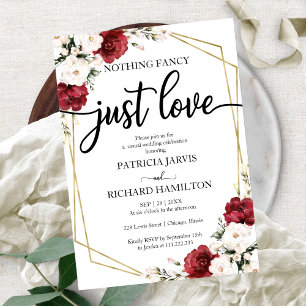 Invitation Rien de fantaisiste, juste un mariage géométrique