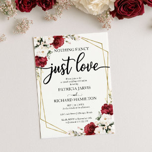 Invitation Rien de fantaisiste, juste un mariage géométrique