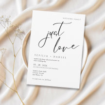 Rien de fantaisiste, juste un mariage minimaliste