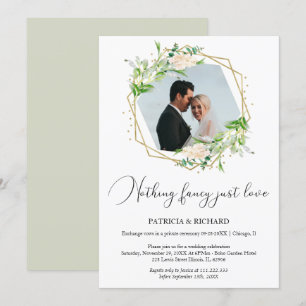 Invitation Rien de fantaisiste, juste une célébration de mari