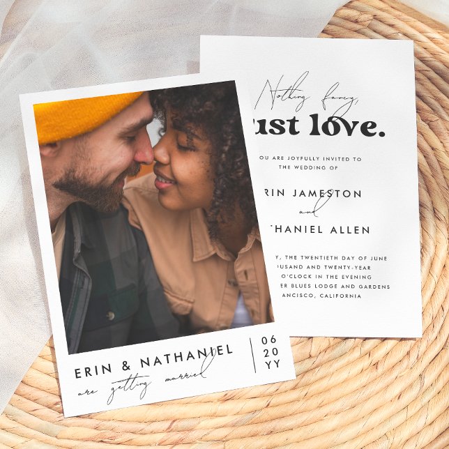 Invitation Rien de Fantastique Juste Amour Rétro Groovy Maria (Créateur téléchargé)
