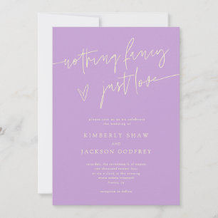 Invitation Rien de Fantastique Juste Amour Wisteria Mariage