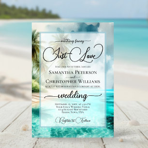 Invitation Rien de Fantastique, Juste de l'Amour Mariage Trop
