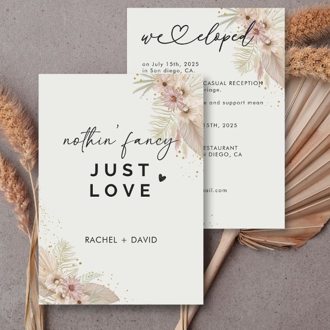 Invitation Rien de Fantastique Juste de l'Amour Nous Nous Som (Créateur téléchargé)
