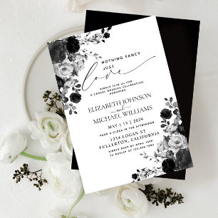 Invitation Rien de Fantastique Juste des Fleurs Noires de Mar