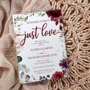 Invitation Rien de Fantastique Juste Mariage Amour Rustique C
