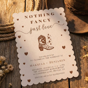 Invitation Rien de Fantastique Juste un Mariage Occidental Ru