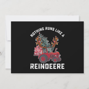Invitation Rien Ne Fonctionne Comme Un Reindeere Tractor