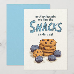 Invitation Rien ne me hante comme les snacks que je n’ai pas
