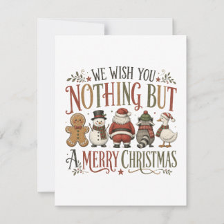 Invitation Rien qu'un joyeux Noël