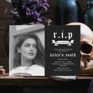 Invitation RIP Années 20 Funérailles Funny 30e Anniversaire P