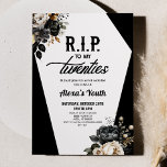 Invitation RIP To My Twenties Floral 30th Birthday Party<br><div class="desc">Voici une RIP To My Twenties Floral 30th Birthday Party Invitation!</div>