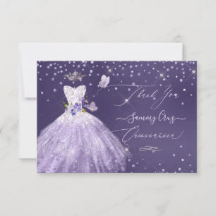 Invitation Robe à paillettes poussiéreuse violette pour les r