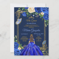 Robe Bleue Royale Mis Quince 15e anniversaire de f