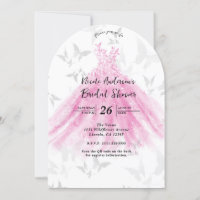 Robe de danse papillon rose et or pour une baby sh