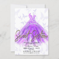 Robe de danse papillon rose et violet Doux 16 Part