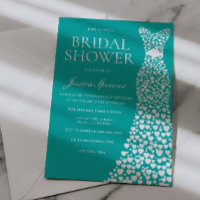 Robe de Mariée Bleu sarcelle Vert Blanc Lavage de