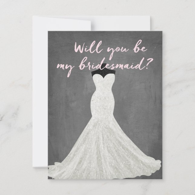 Invitation Robe fabuleuse | Bridesmaid (Devant)