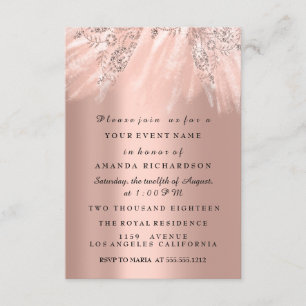 Invitation Robe Fête des mariées Douce 16e 15e Rose Blush
