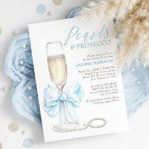 Invitation Robes de mariée Fête de Fiançailles Perles & Prose