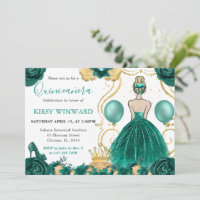 Robes sarcelle Cheveux Blonds Princesse Quinceaner