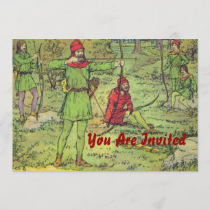 Invitation Robin Des Bois Dans La Forêt