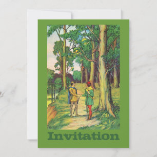 Invitation Robin des Bois et Petit John