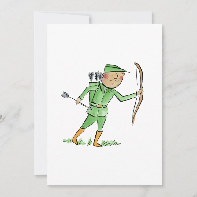 Invitation Robin Hood, Sherwood Forest, Nottingham (Devant)