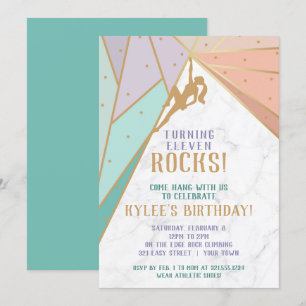 Invitation Rock Climbing Invite