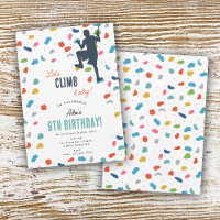 Rock Escalade mignonne Anniversaire de enfant Part