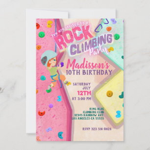 Invitation Rock Escalade Party