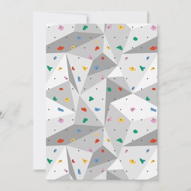 Invitation Rock Escalade Wall (Devant)