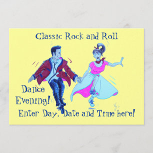 Invitation Rock et Roll Dancing