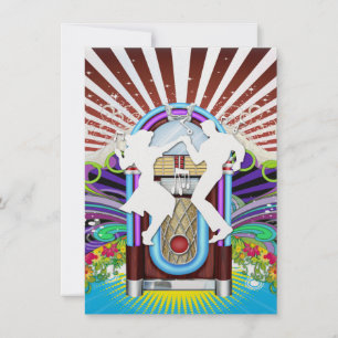 Invitation Rockin' Around the Clock Party - SRF