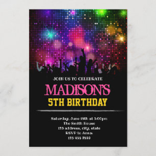 Invitation rockstar drôle