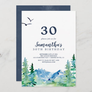 Invitation Rocky Mountain 30e anniversaire