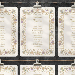 Invitation Rococo Revival Élégant Mariage Floral Vintage