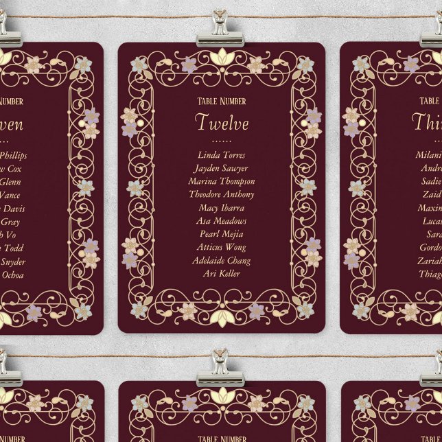 Invitation Rococo Revival Elegant Vintage Floral Wedding (Créateur téléchargé)