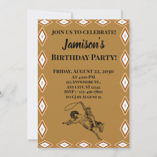 Invitation Rodéo