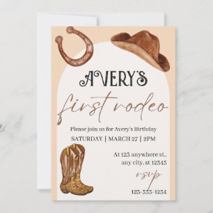 Invitation Rodeo Birthday Party