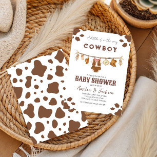 Invitation Rodéo Cow-boy Far West Enfants Garçon Bébé Showe