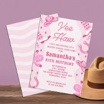 Rodéo Rodéo Cowgirl rose Anniversaire