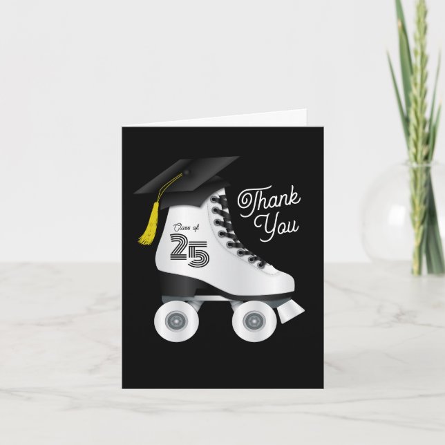 Invitation Roller Skate Graduation Party patinoire (Devant)