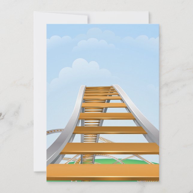 Invitation Rollercoaster (Devant)